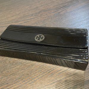 (Pre-Owned) Tory Burch Black Plastic Clutch